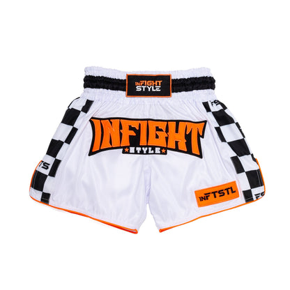 INFIGHTSTYLE SHORTS MUAY THAI FINISH LINE RETRO COLLECTION