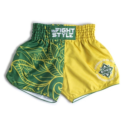 INFIGHTSTYLE SHORTS FANCY LOTUS RETRO