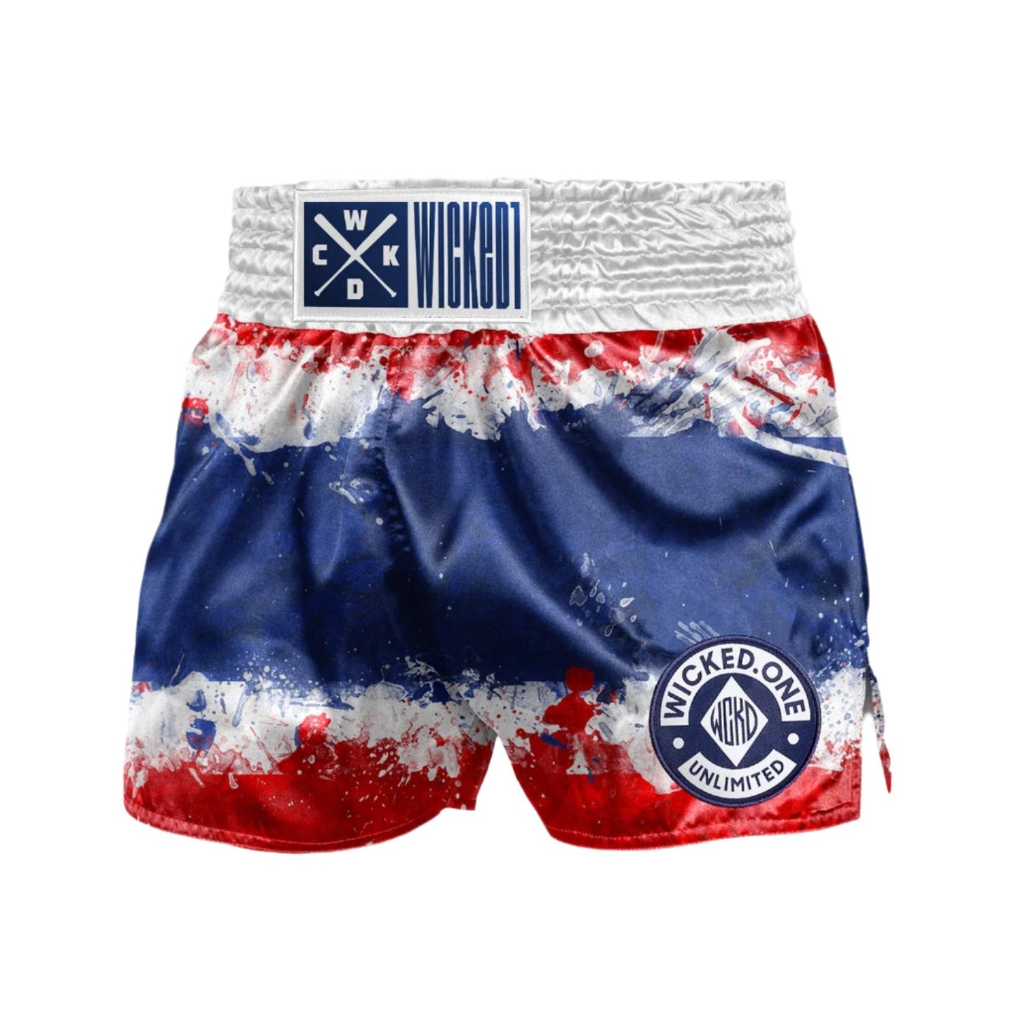 WICKED1X MUAY THAI SHORT THAI FLAG