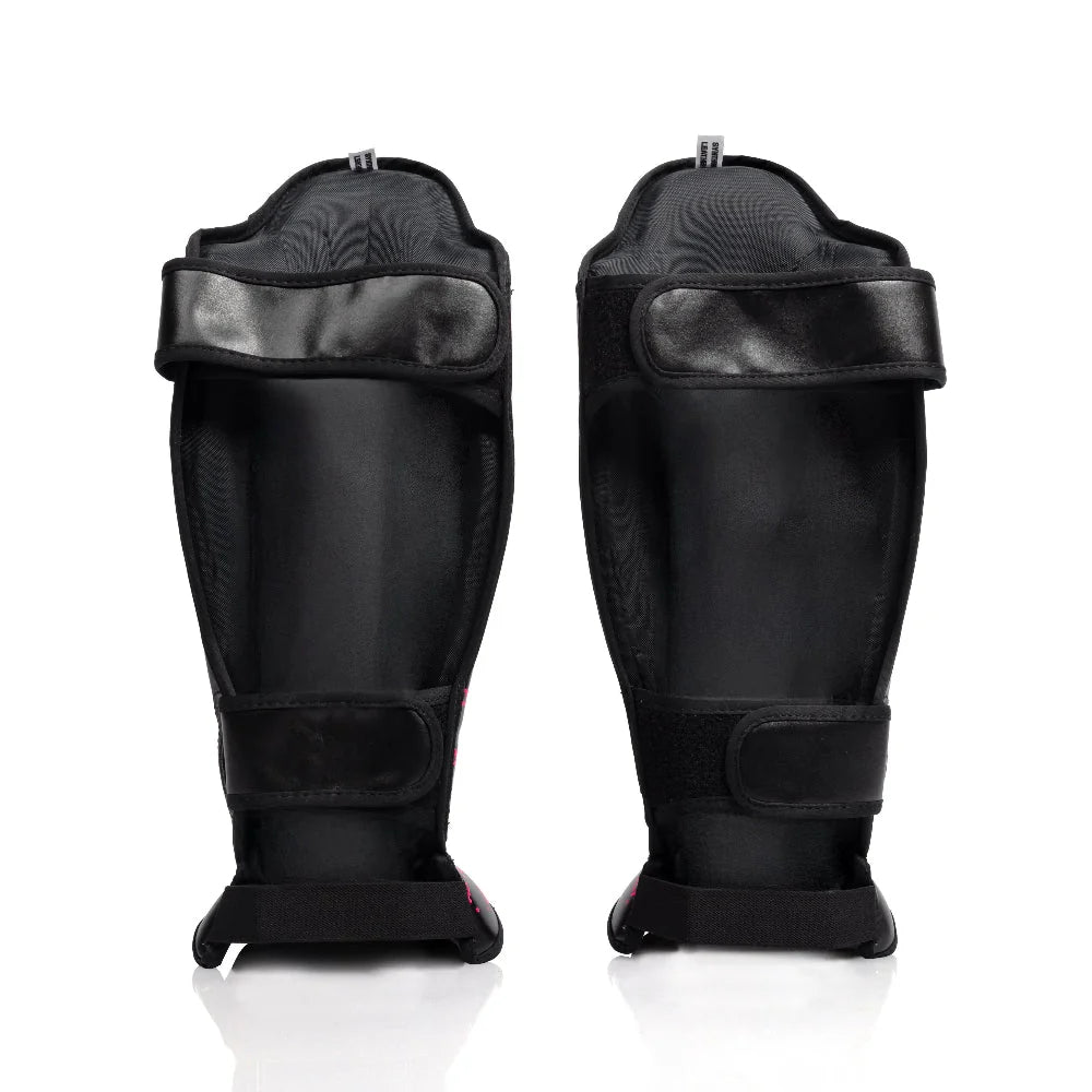 FAIRTEX SHIN PROTECTION SP5 PADS GUARDS COMPETITION NEON NOIR