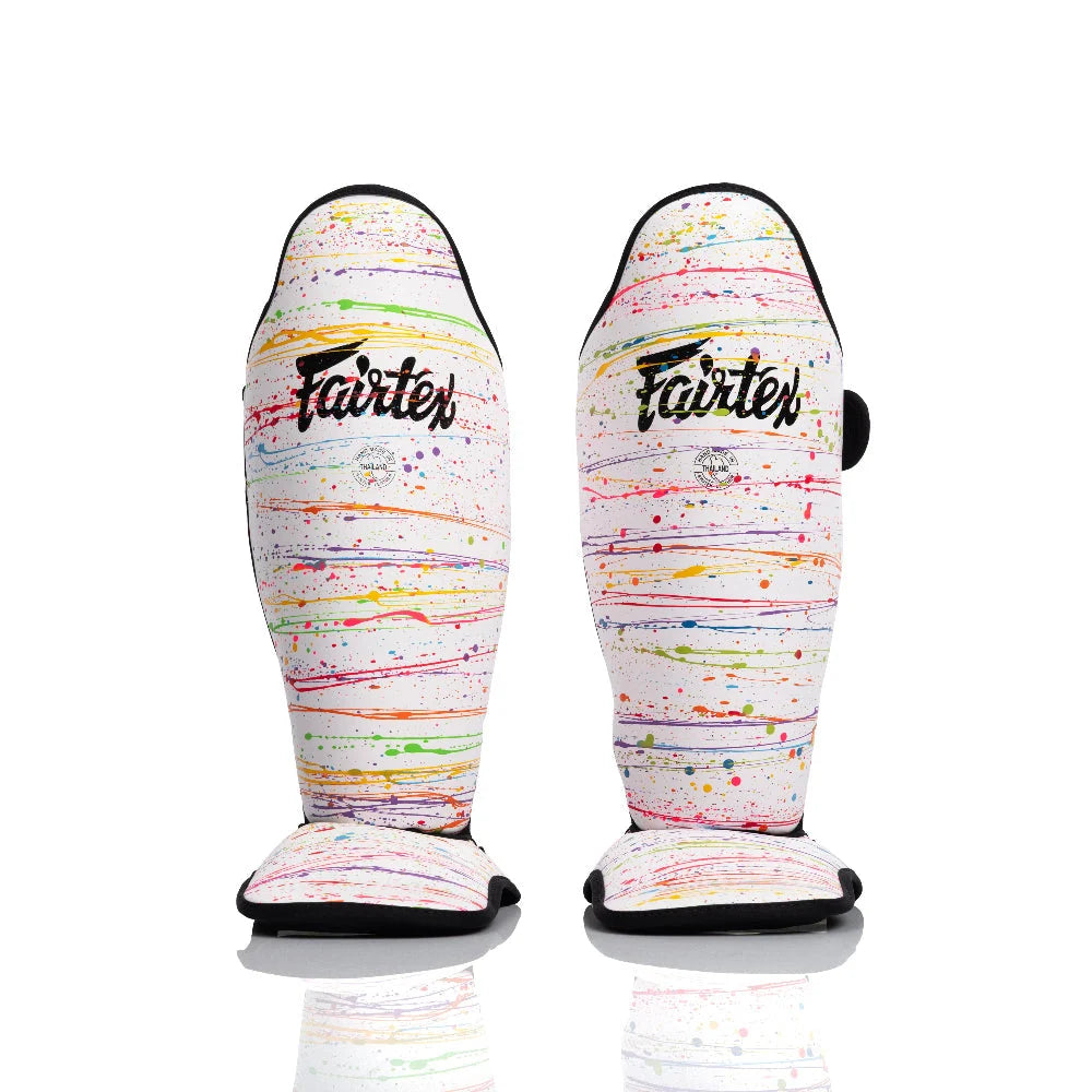 FAIRTEX SHIN PROTECTION SP5 PADS GUARDS COMPETITION PAINTED