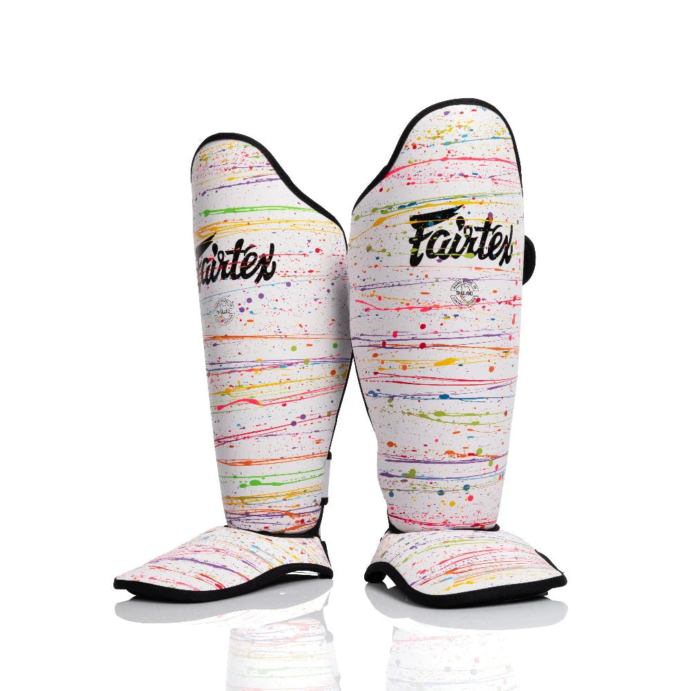 FAIRTEX SHIN PROTECTION SP5 PADS GUARDS COMPETITION PAINTED