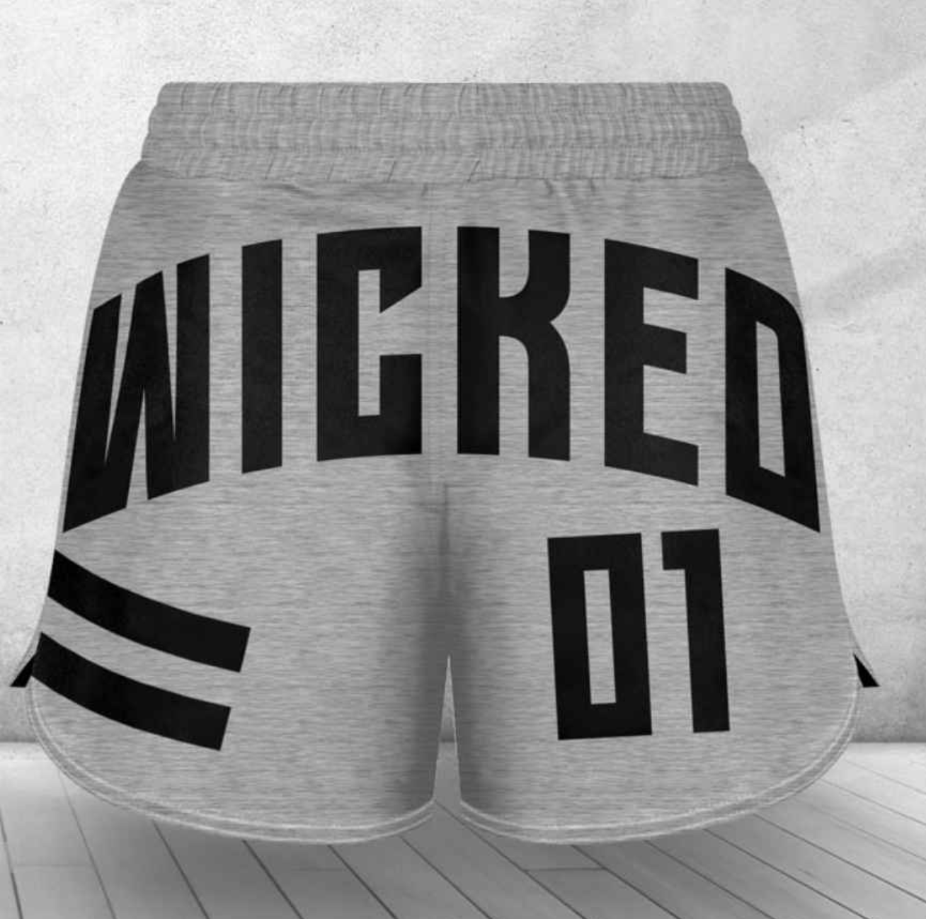 WICKED 1 X MMA SHORTS ELEMENT RUSH