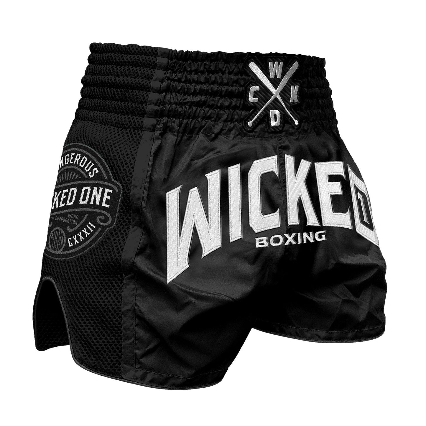 WICKED1X MUAY THAI SHORT BLOCK