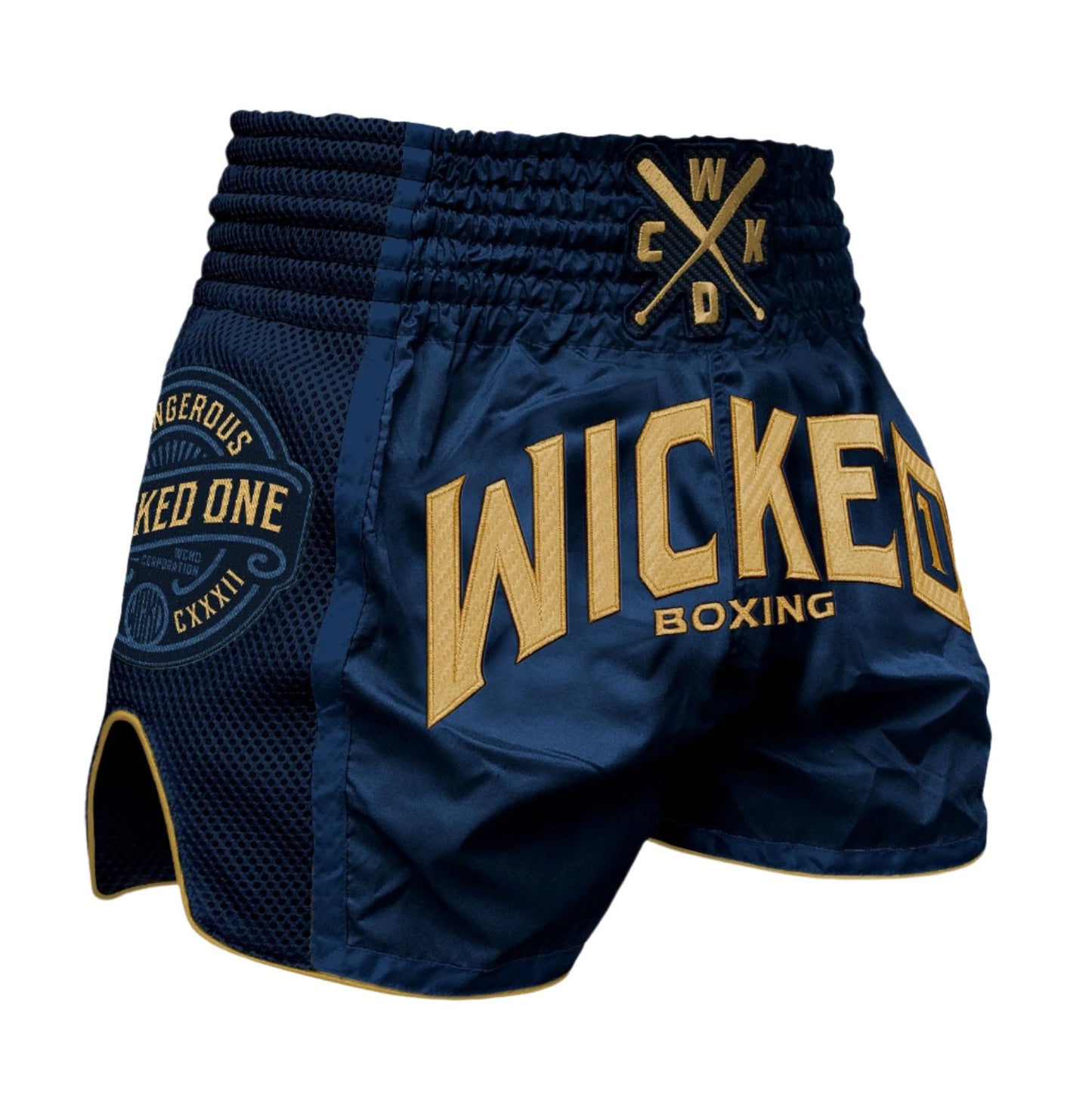 WICKED1X MUAY THAI SHORT BLOCK