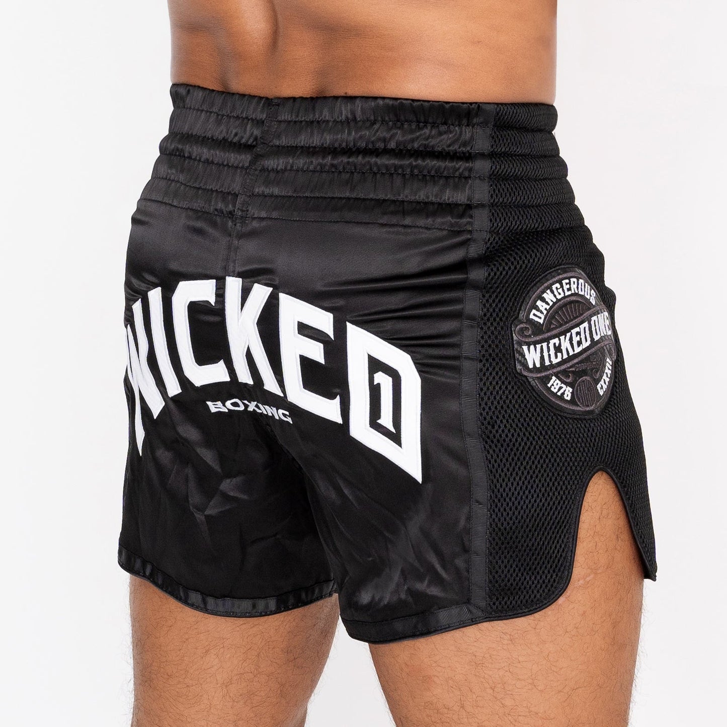 WICKED1X MUAY THAI SHORT BLOCK