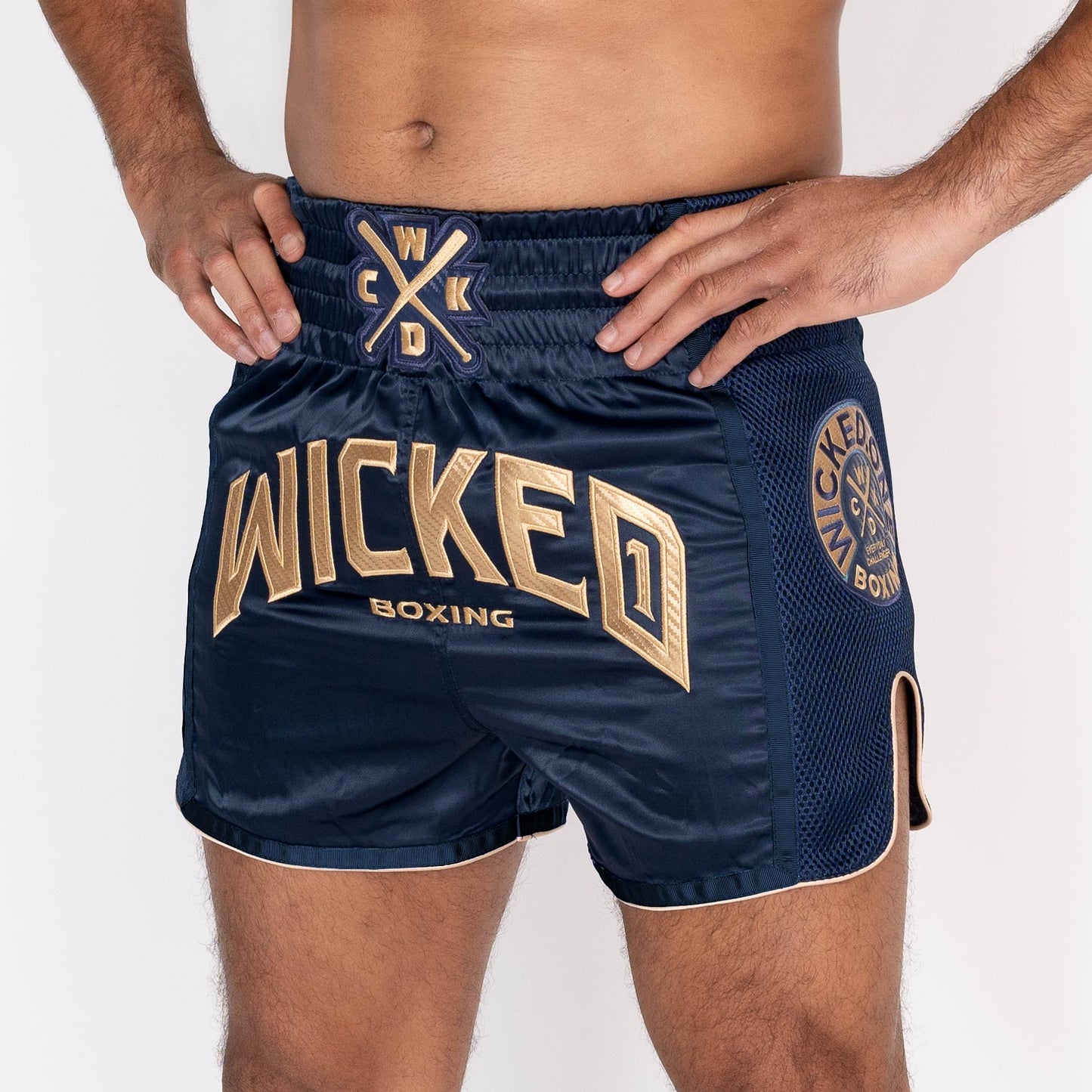 WICKED1X MUAY THAI SHORT BLOCK