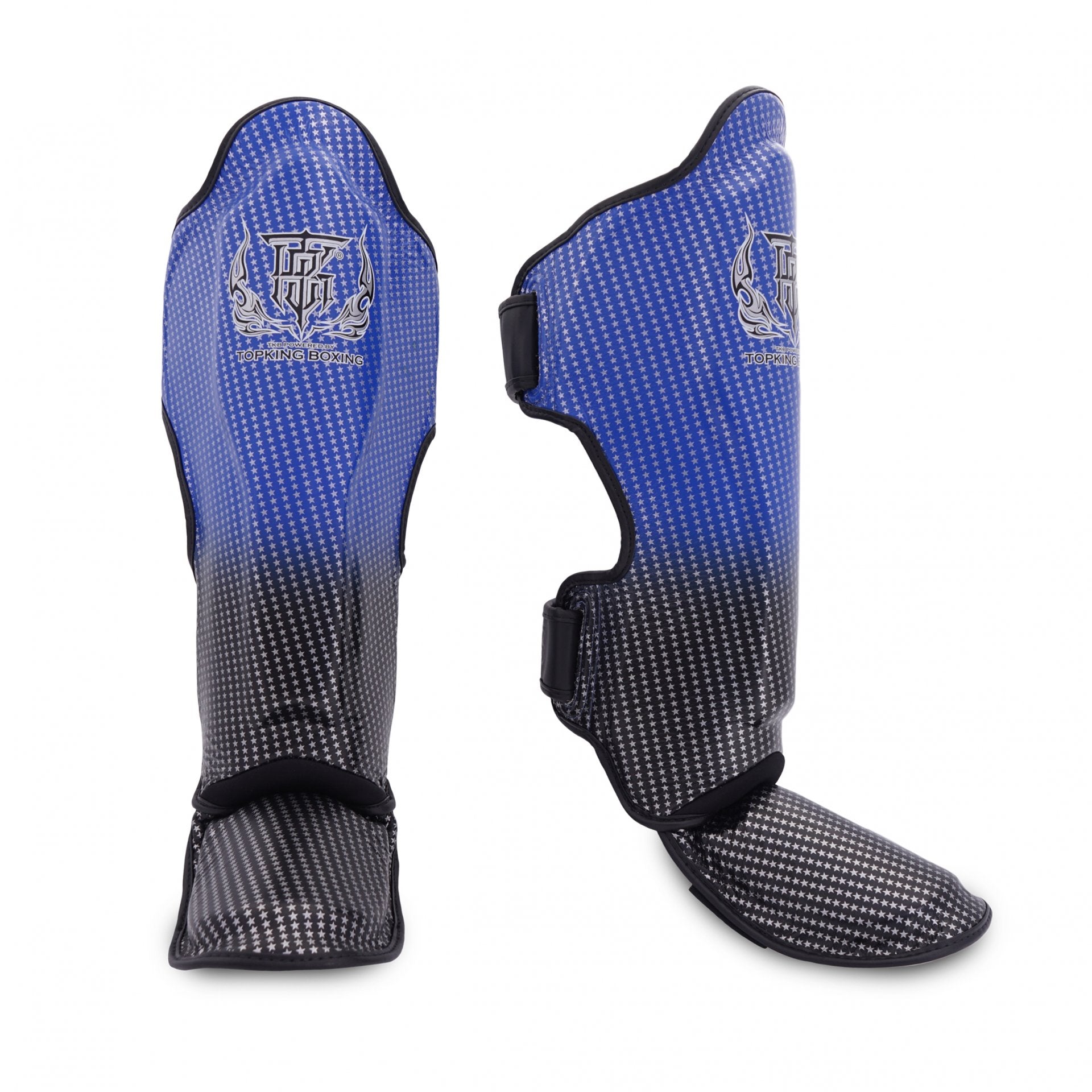 Top King Muay Thai Shin Guards TKSGEM 01 SV Shin Guards Empower