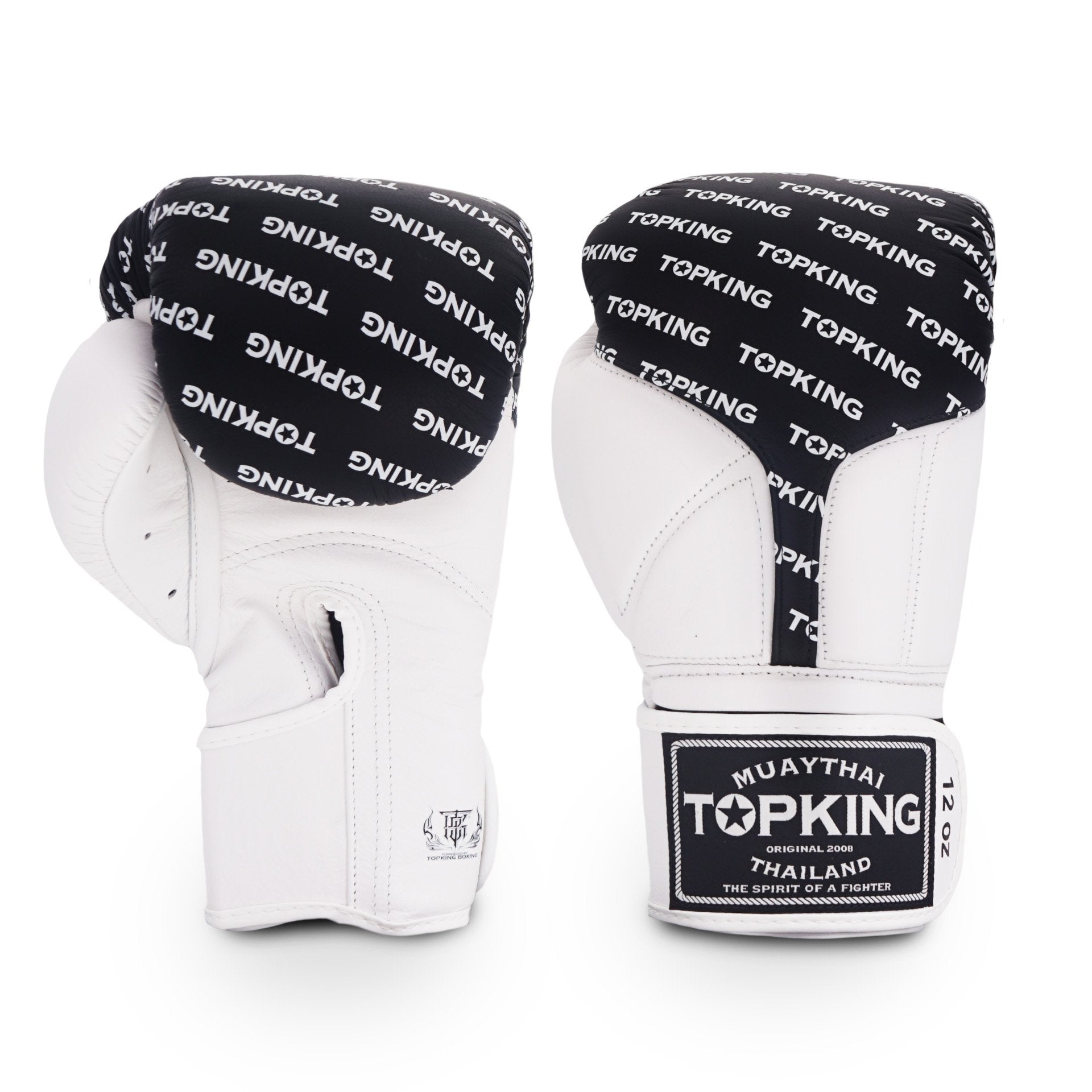 Glove Boxing Muaythai Hook Original White - 12oz