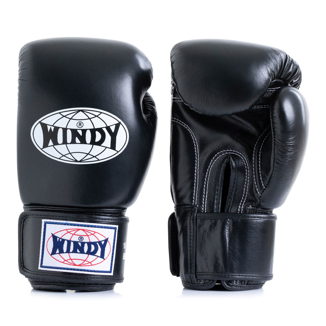 WINDY GLOVES BGVH LEATHER HOOK-AND-LOOP BOXING PROFESSIONAL CLASSIC