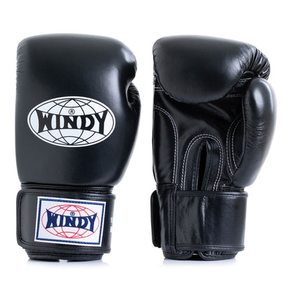 WINDY GLOVES BGVH LEATHER HOOK-AND-LOOP BOXING PROFESSIONAL CLASSIC