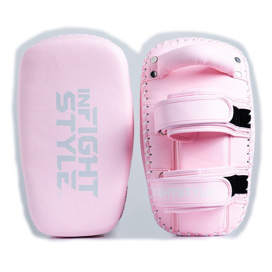 INFIGHTSTYLE KICK PADS SEMI LEATHER DOUBLE-STRAP 2