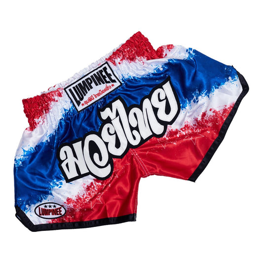 LUMPINEE SHORTS RETRO MUAY THAI BOXING LUM-RETRO FLAG2