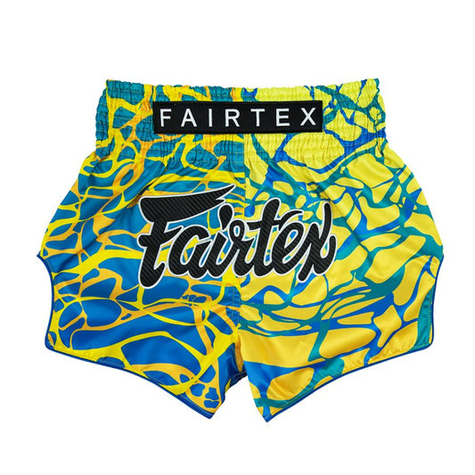 FAIRTEX SHORTS BS1927 & BS1926 MUAY THAI  MAGMA 'GREEN' and "RED"
