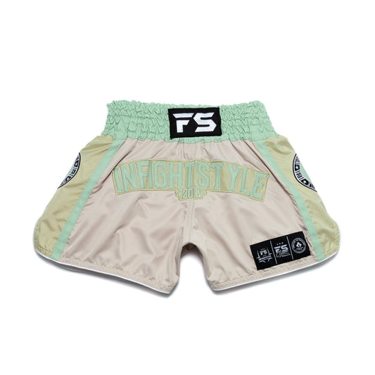 INFIGHTSTYLE SHORTS MUAY THAI FS PREMIUM IVY RETRO