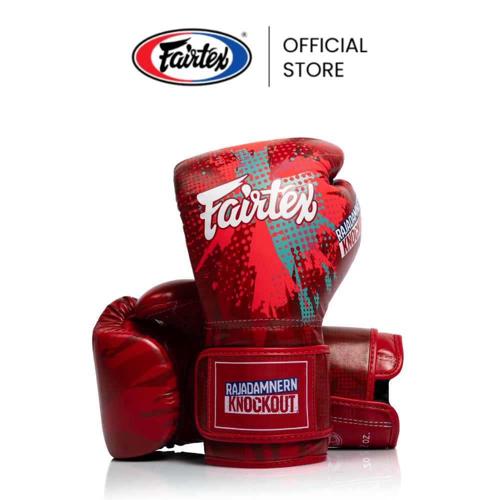 FAIRTEX BOXING GLOVES BGVR2 FAIRTEX X RAJADAMNERN - KNOCKOUT