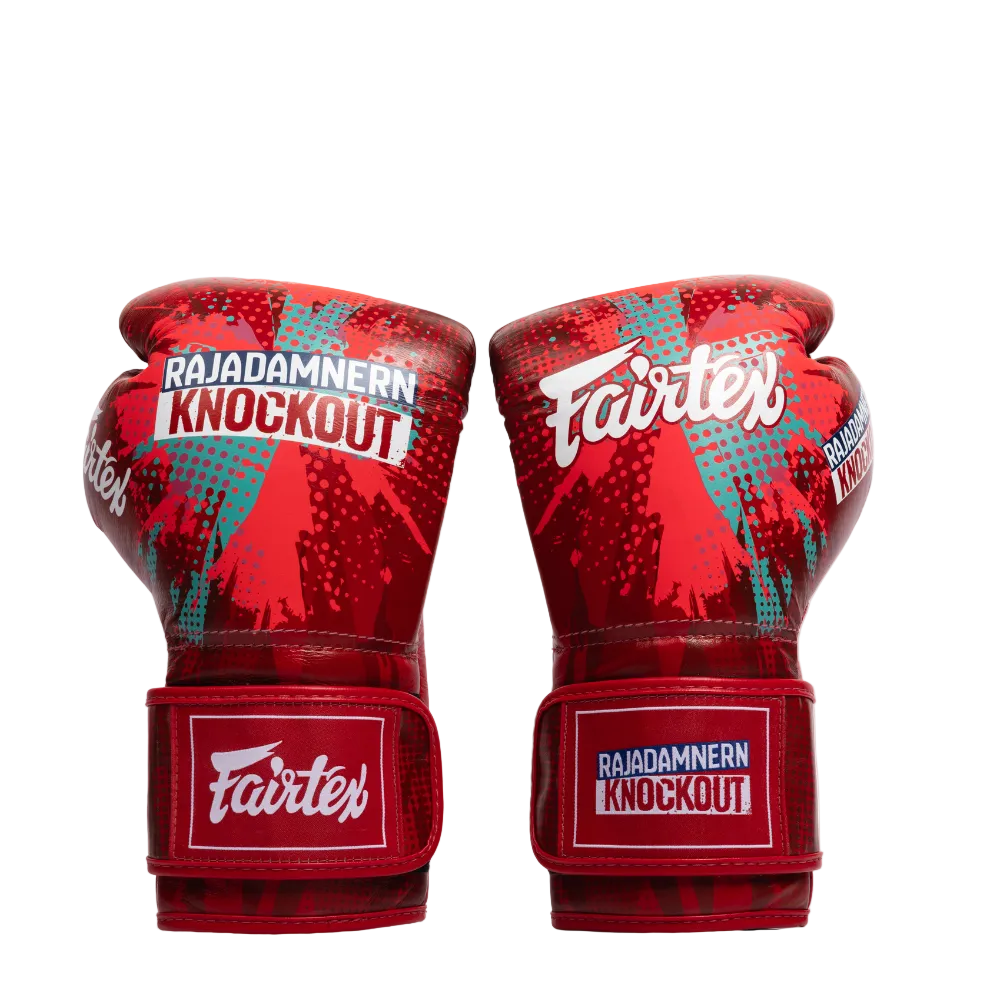 FAIRTEX BOXING GLOVES BGVR2 FAIRTEX X RAJADAMNERN - KNOCKOUT