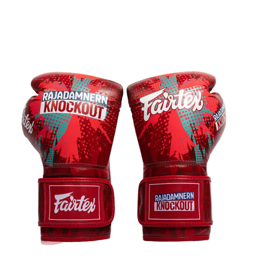 FAIRTEX BOXING GLOVES BGVR2 FAIRTEX X RAJADAMNERN - KNOCKOUT