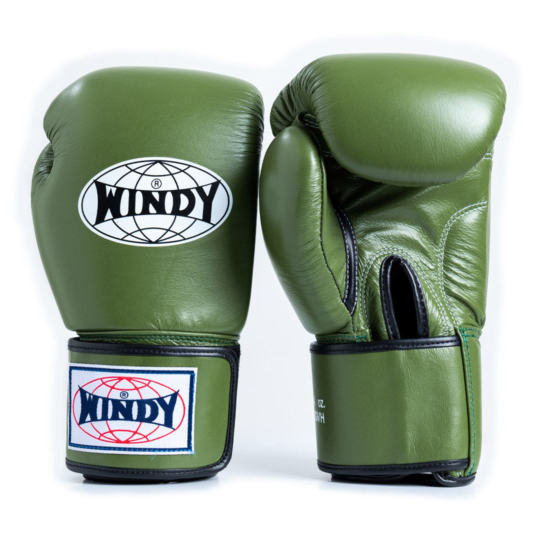 WINDY GLOVES BGVH LEATHER HOOK-AND-LOOP BOXING PROFESSIONAL CLASSIC