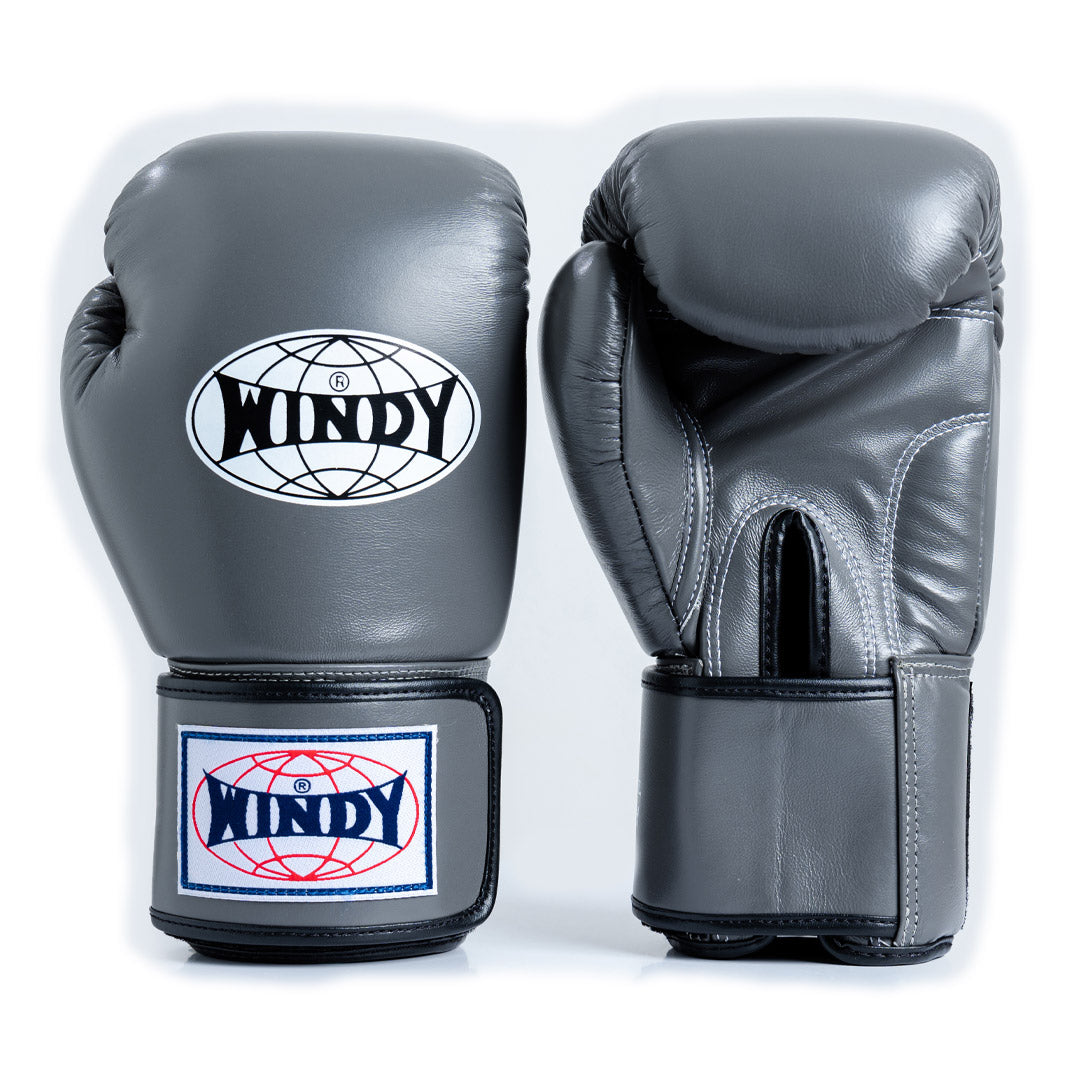 WINDY GLOVES BGVH LEATHER HOOK-AND-LOOP BOXING PROFESSIONAL CLASSIC