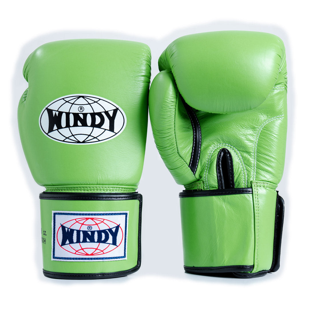 WINDY GLOVES BGVH LEATHER HOOK-AND-LOOP BOXING PROFESSIONAL CLASSIC