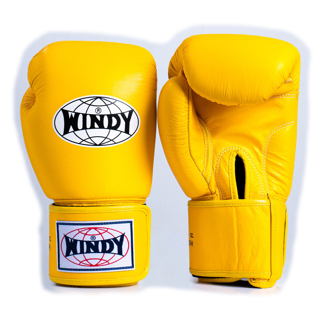 WINDY GLOVES BGVH LEATHER HOOK-AND-LOOP BOXING PROFESSIONAL CLASSIC