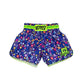 INFIGHTSTYLE SHORTS MUAY THAI RETRO ROSE FLOWERS