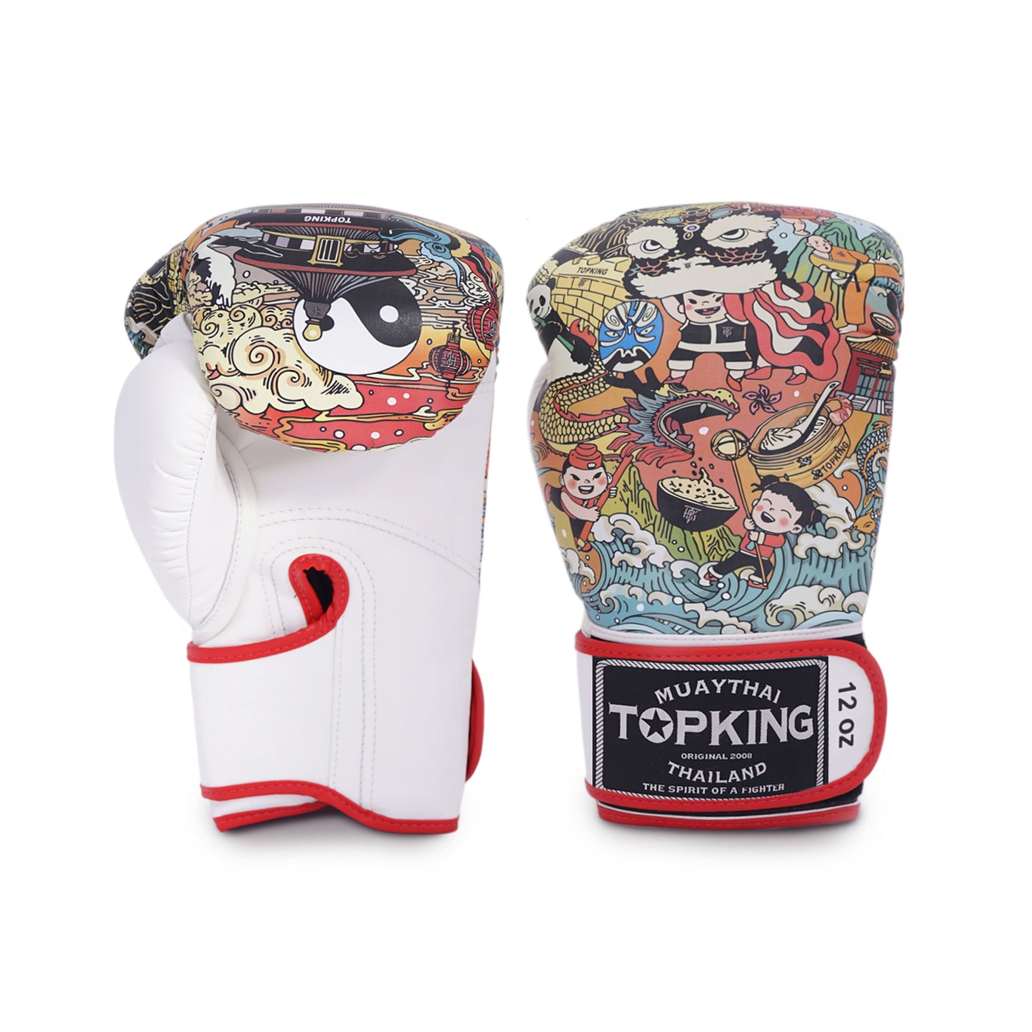 TKB GLOVES TKBGCT-CN SEMI LEATHER HOOK-AND-LOOP CHINESE CULTURE