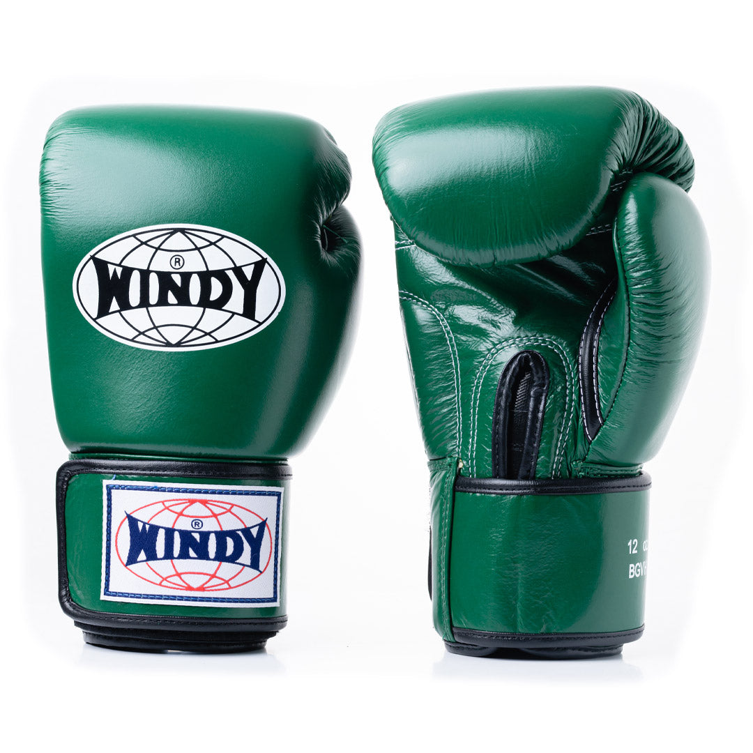 WINDY GLOVES BGVH LEATHER HOOK-AND-LOOP BOXING PROFESSIONAL CLASSIC