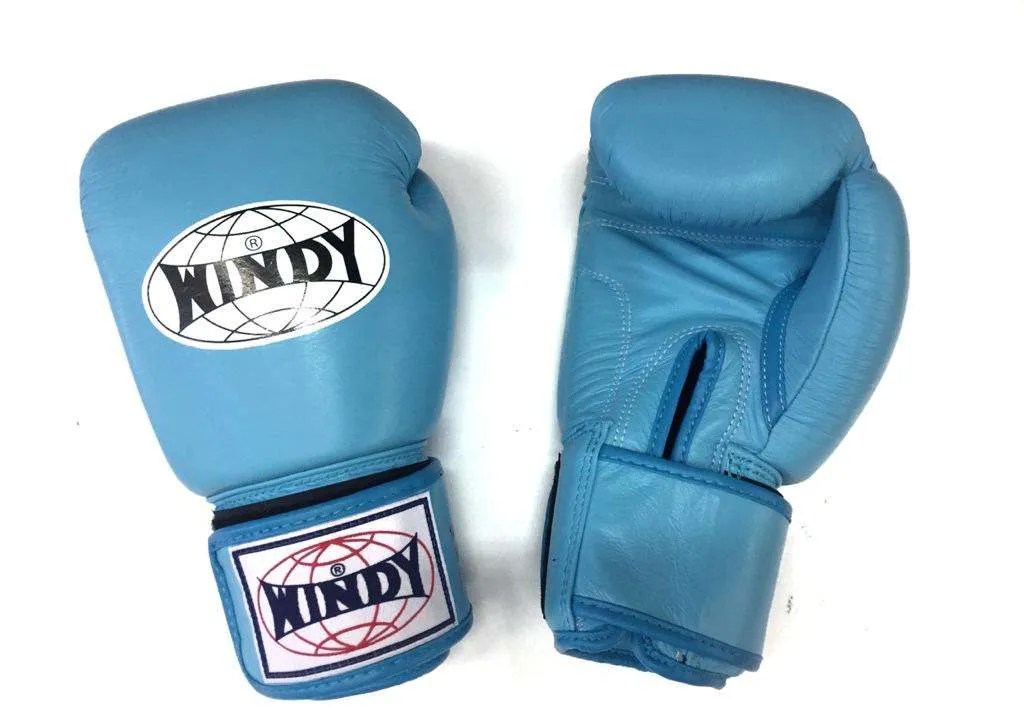 WINDY GLOVES BGVH LEATHER HOOK-AND-LOOP BOXING PROFESSIONAL CLASSIC