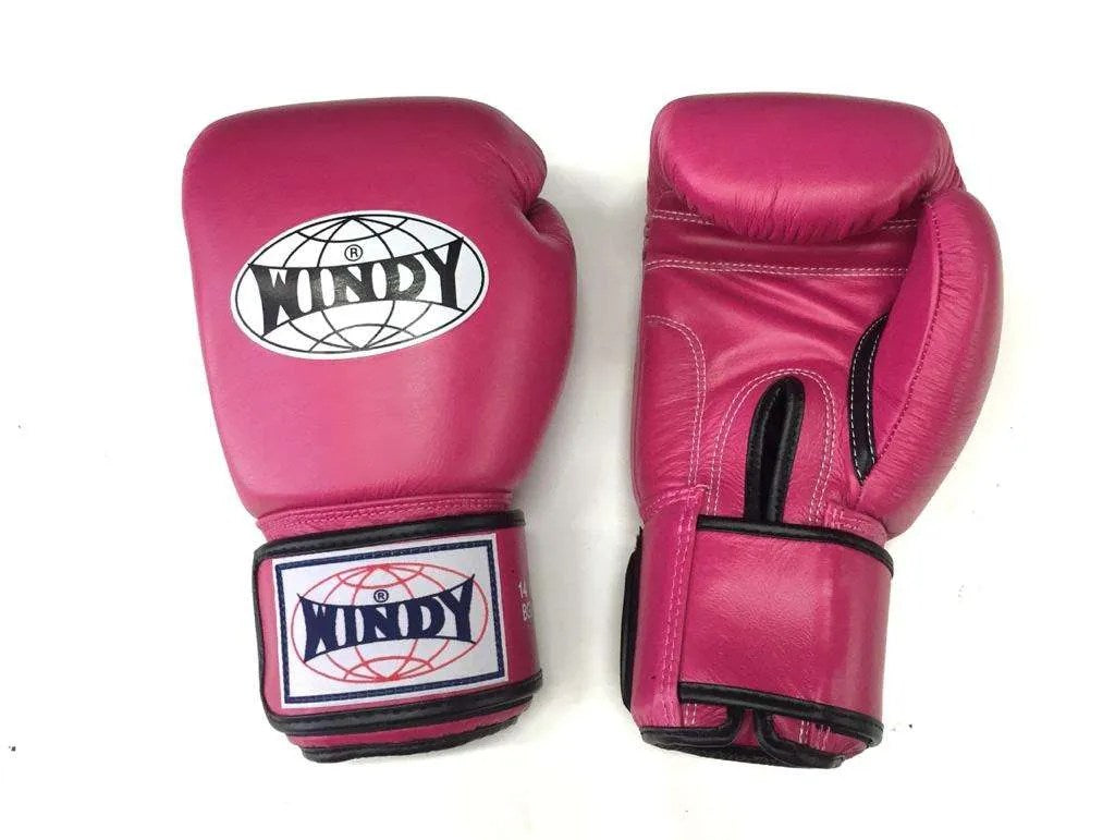WINDY GLOVES BGVH LEATHER HOOK-AND-LOOP BOXING PROFESSIONAL CLASSIC