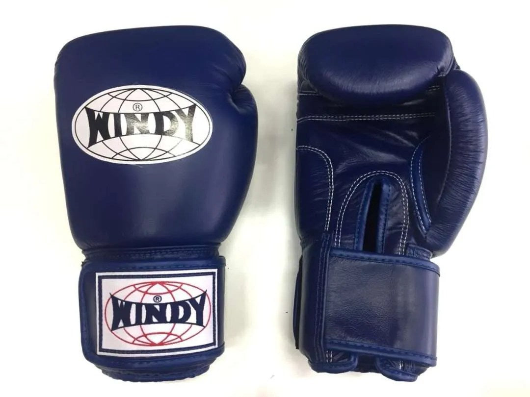 WINDY GLOVES BGVH LEATHER HOOK-AND-LOOP BOXING PROFESSIONAL CLASSIC