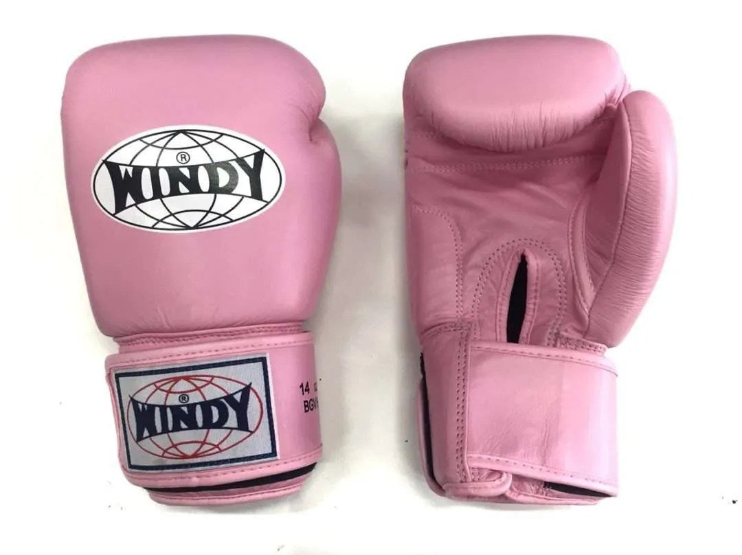 WINDY GLOVES BGVH LEATHER HOOK-AND-LOOP BOXING PROFESSIONAL CLASSIC