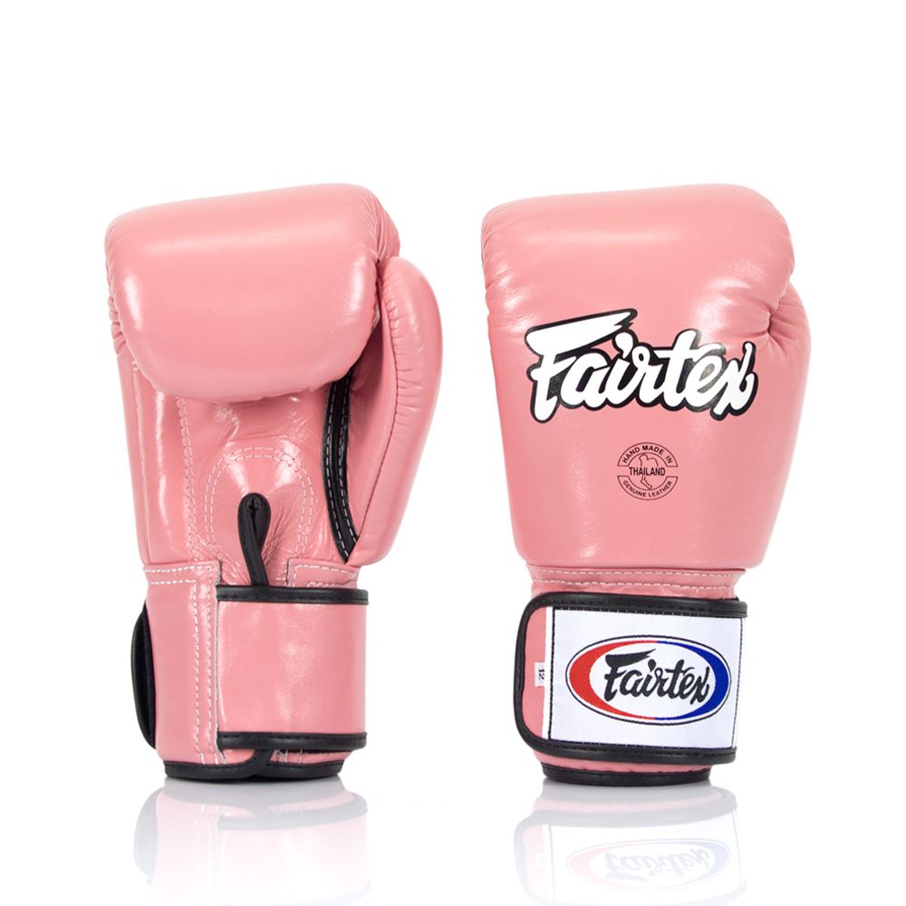 FAIRTEX GLOVES BGV1 LEATHER HOOK-AND-LOOP TIGHT-FIT UNIVERSAL SOLID COLOR