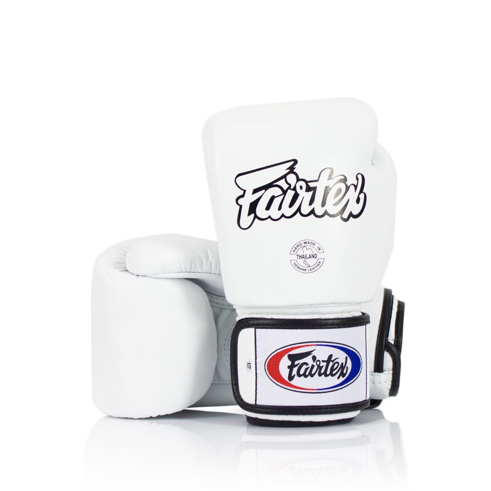 FAIRTEX GLOVES BGV1 LEATHER HOOK-AND-LOOP TIGHT-FIT UNIVERSAL SOLID COLOR