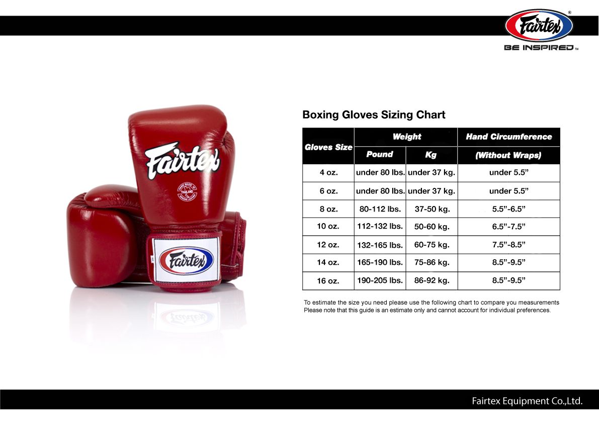 FAIRTEX GLOVES BGV20 LEATHER HOOK-AND-LOOP GENUINE BOXING