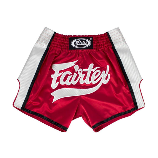 FAIRTEX SHORTS BS1704 RED / WHITE
