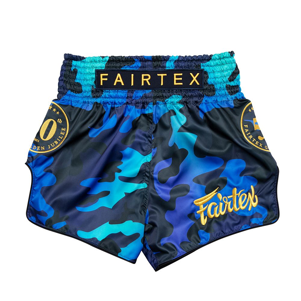 FAIRTEX SHORTS BS1916 BS1917 MUAY THAI GOLDEN JUBILEE LUSTER