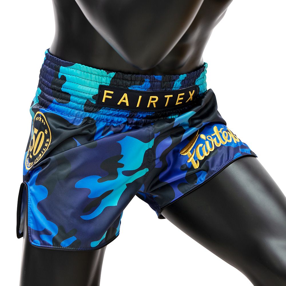 FAIRTEX SHORTS BS1916 BS1917 MUAY THAI GOLDEN JUBILEE LUSTER