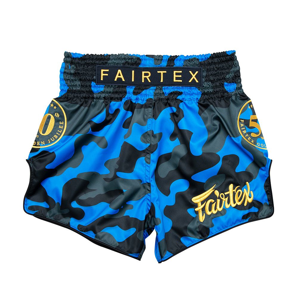 FAIRTEX SHORTS BS1916 BS1917 MUAY THAI GOLDEN JUBILEE LUSTER