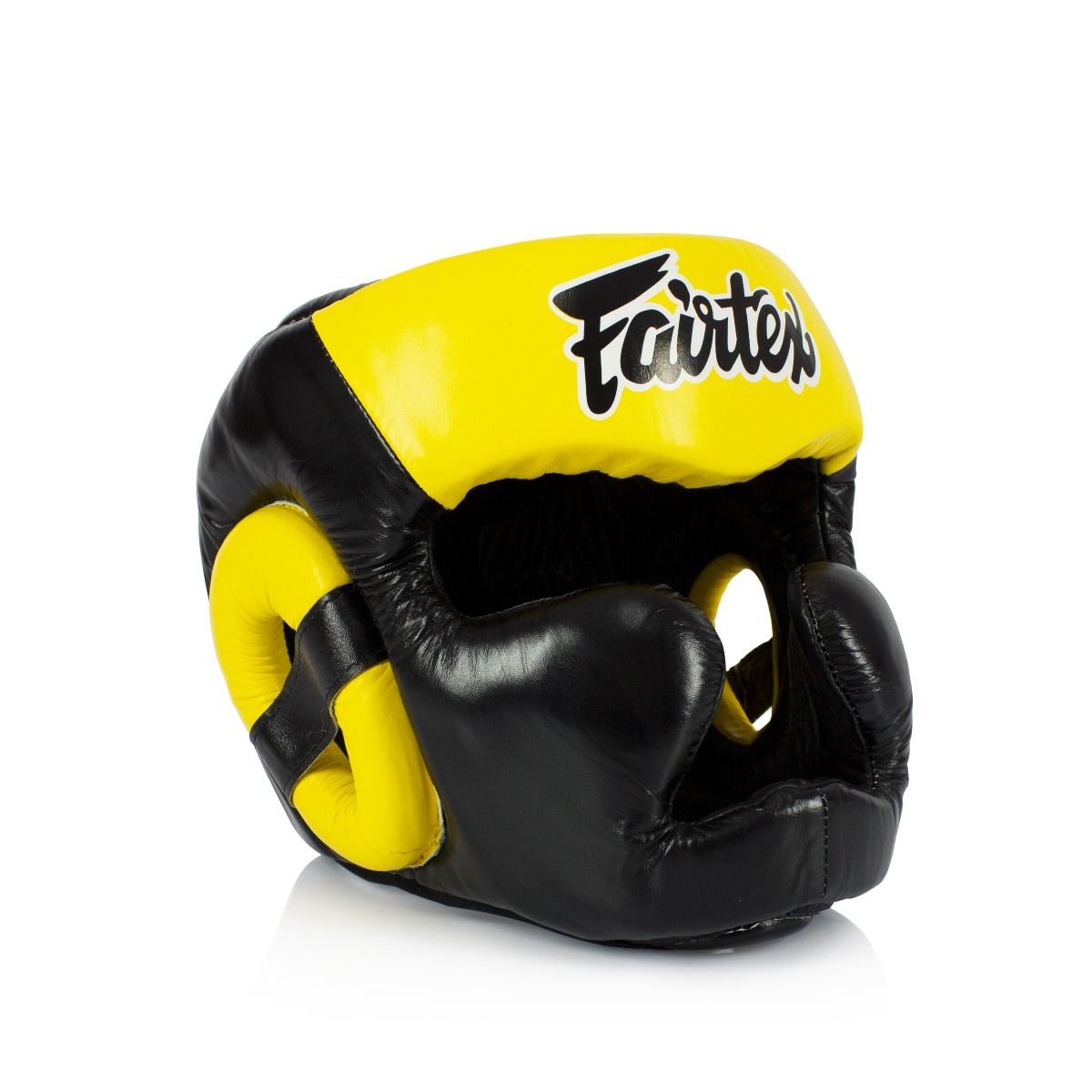 Fairtex HG3 Full Coverage Headguard - Muay Thai Kick Boxing Sparring Gear - Made In Thailand