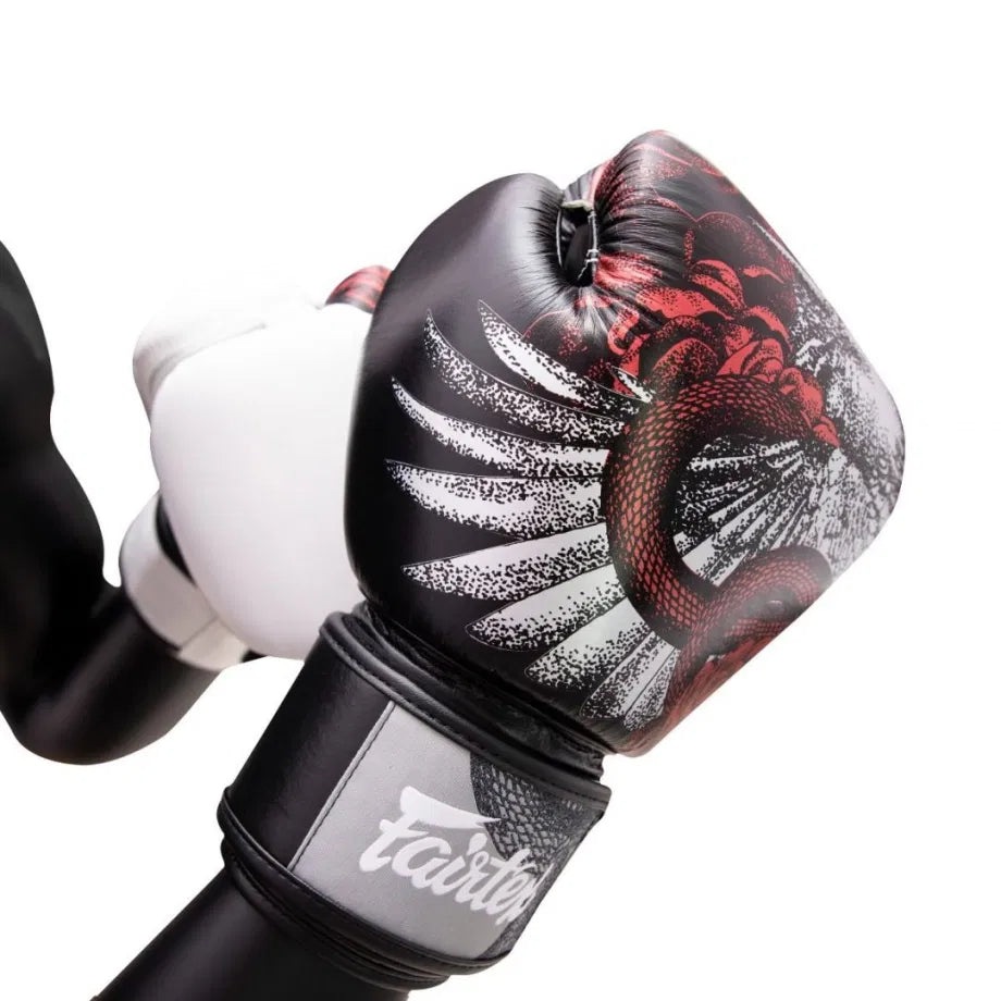FAIRTEX GLOVES BGV24 LEATHER HOOK-AND-LOOP LIMITED EDITION THE BEAUTY OF SURVIVAL