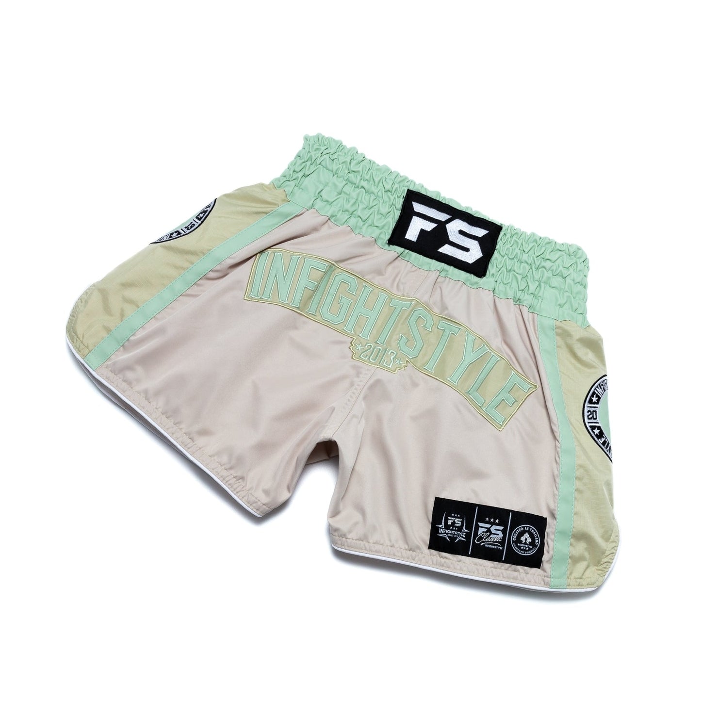 INFIGHTSTYLE SHORTS MUAY THAI FS PREMIUM IVY RETRO