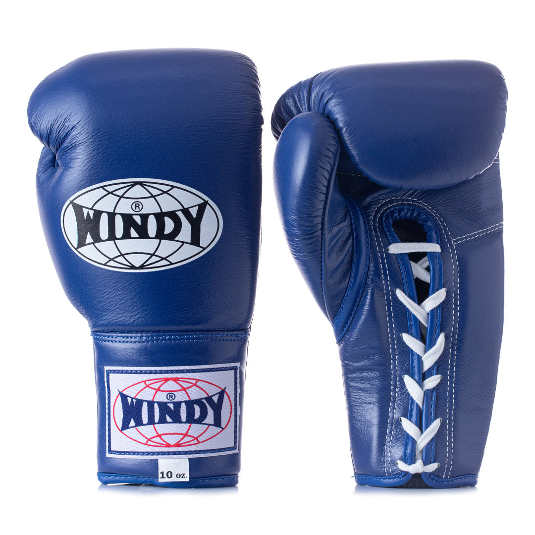 WINDY GLOVES LEATHER LACE-UP BOXING FIGHTING