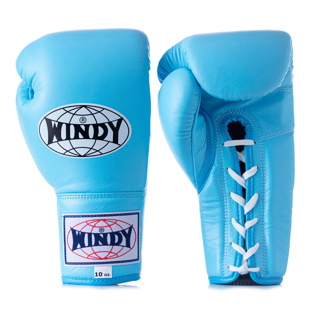 WINDY GLOVES LEATHER LACE-UP BOXING FIGHTING