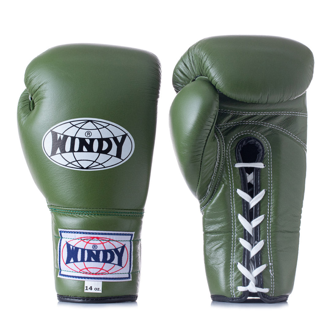 WINDY GLOVES LEATHER LACE-UP BOXING MEXICAN STYLE