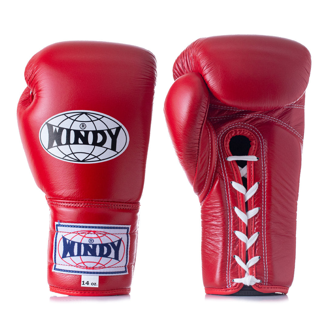 WINDY GLOVES LEATHER LACE-UP BOXING MEXICAN STYLE